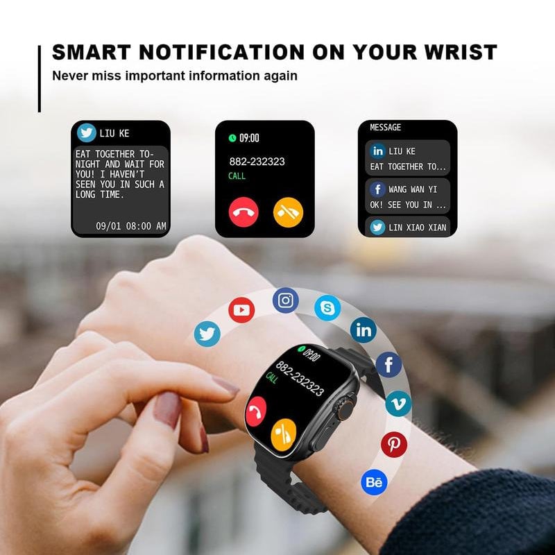 Neue multifunktionale Smartwatch für Damen und Herren (2025)