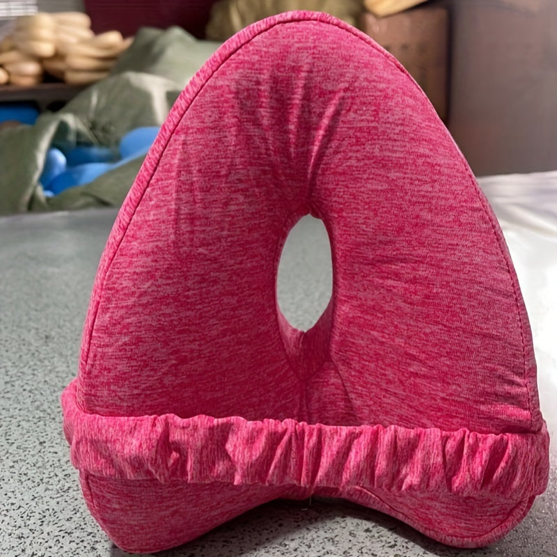 Ergonomisches Kniekissen für Seitenschläfer – Stützender Memory-Schaum mit Washae-Bezug