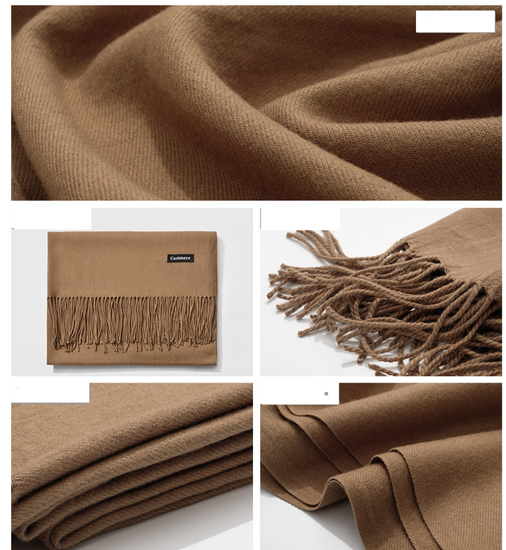 Neuer Damen Winter Schal Monochrome Auswahl Warmer Klassischer Schal