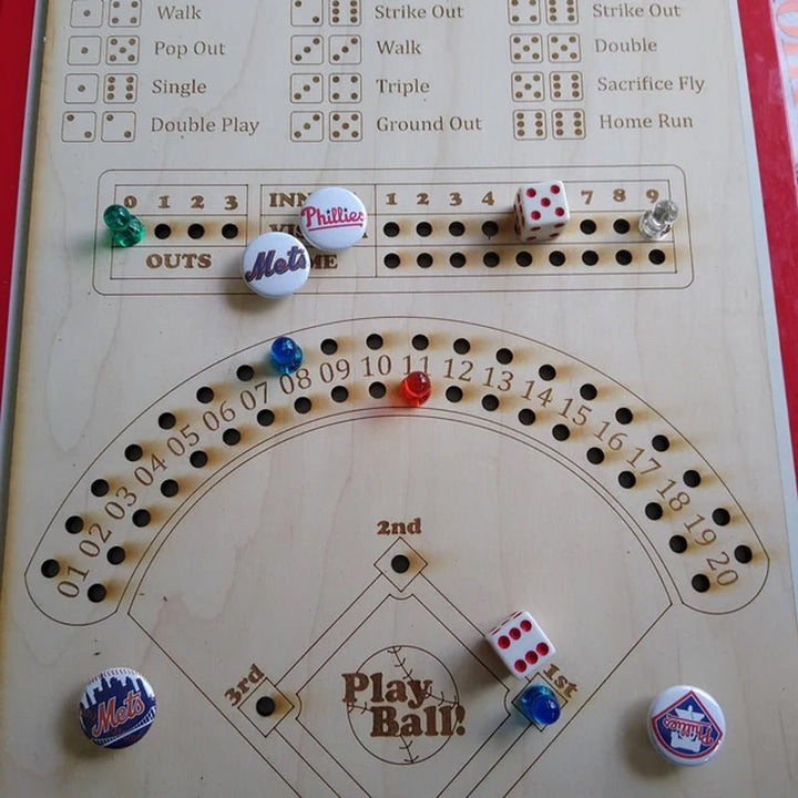 Baseball Würfel Brettspiel Karnz
