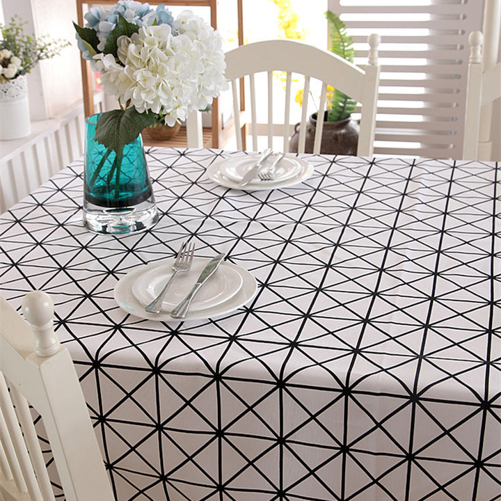 Elegante geometrische Muster Tischdecke
