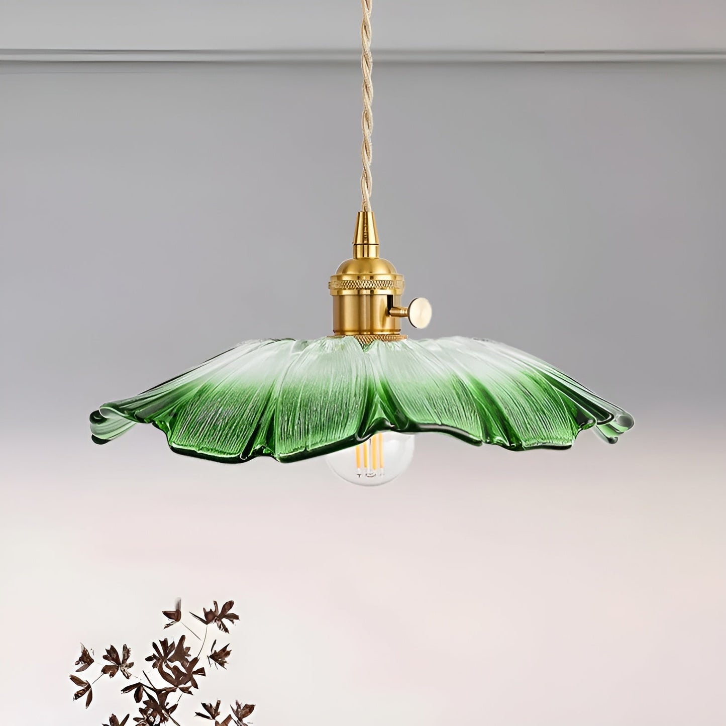 Hängeleuchte mit floralem Motiv – Warmes Licht & stilvolles Design | Für Ihr Zuhause | Karnz