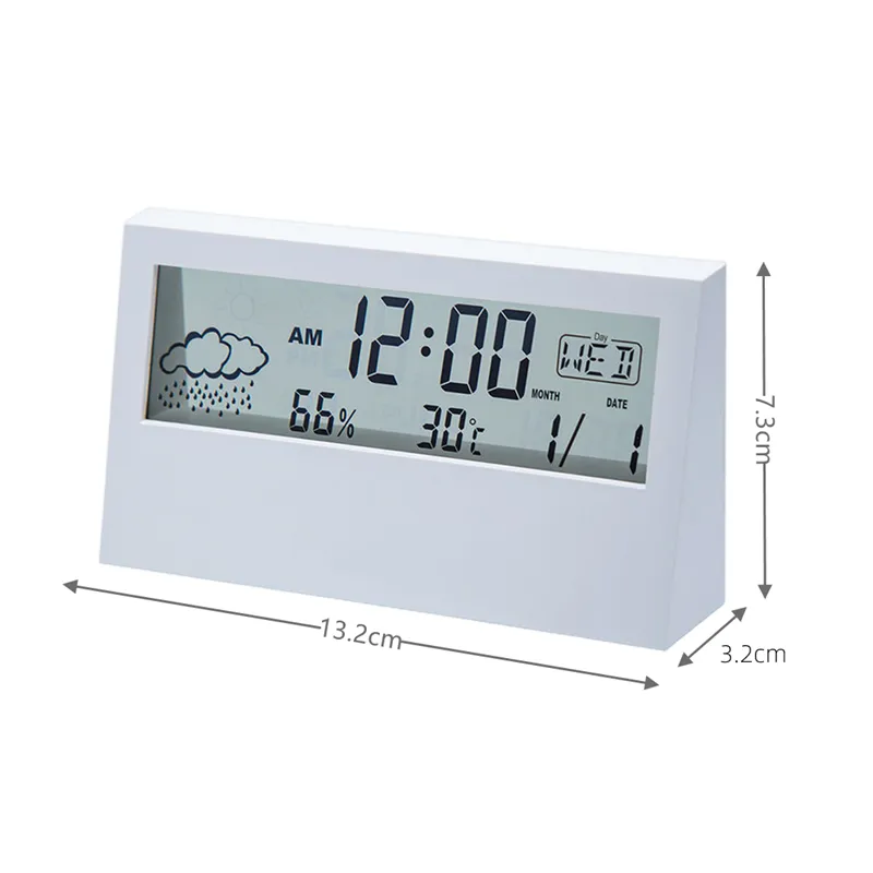 Minimalistische Digitaluhr