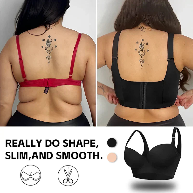 Shapewear-BH mit tiefen Cups – stützendes und schmeichelhaftes Design – ganztägiger Tragekomfort – Wanduhr