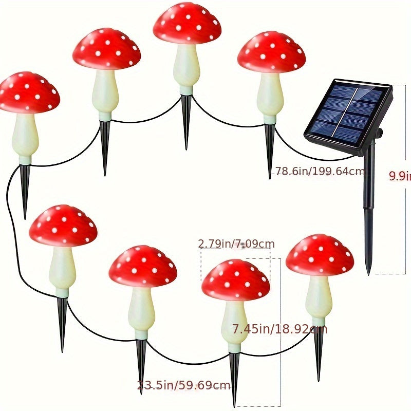 SolarGlow Lampe - Energiesparende Gartenbeleuchtung mit 8 Modi | Karnz