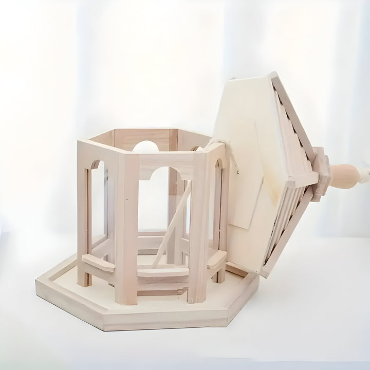 SkyPerch Nest - Hängendes Vogelhaus aus Holz von PaintaKarnze