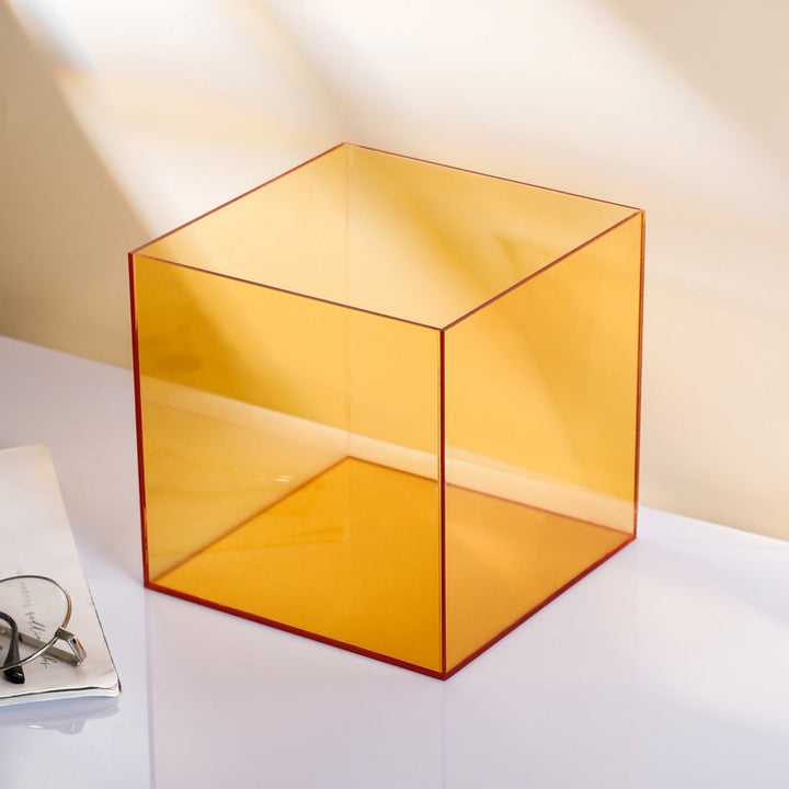 Transparente Farb-Acrylbox Staubschutz Lego integriertes Modell Handdisplayspeicherbox