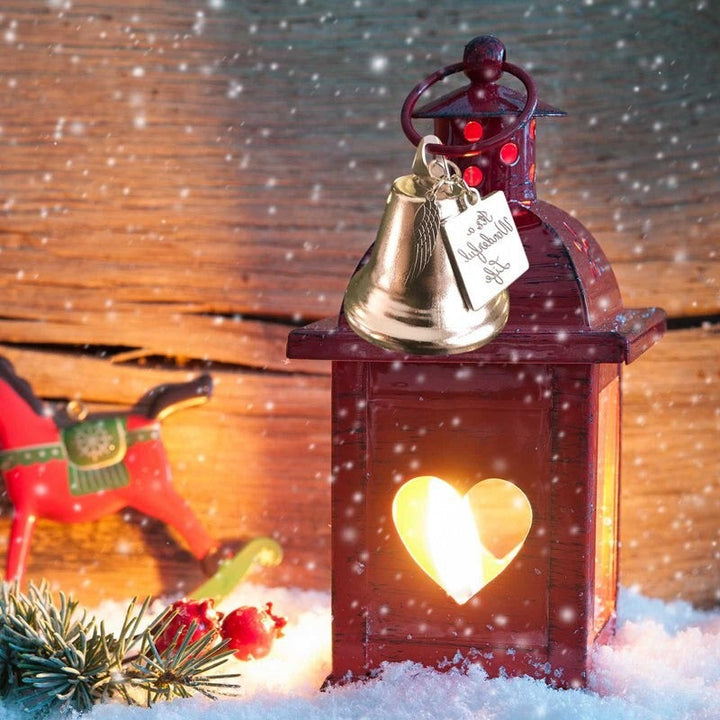 Weihnachtsbaum-Gedenkornamente Engel Flügel Glocken-Anhänger Hängedekoration | Karnz