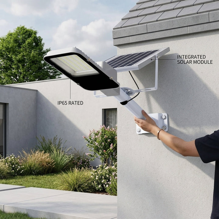Schwere Outdoor Solar-Sicherheits-Wasserdichte Lampe | Karnz
