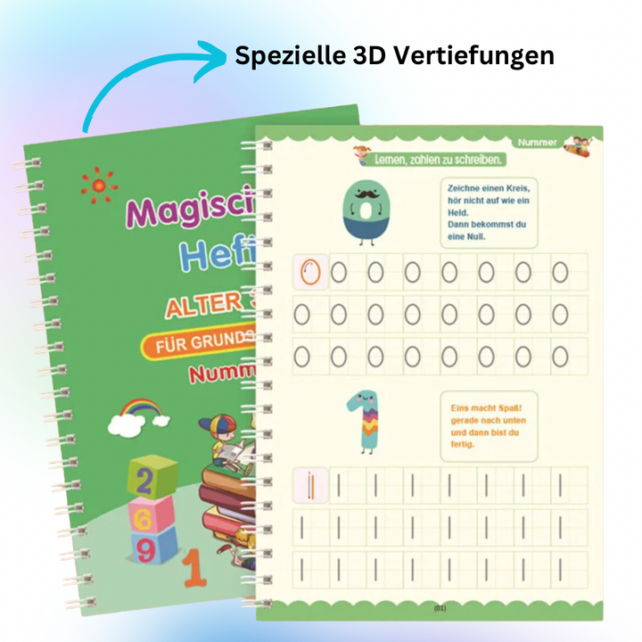 Lernhefte für Kinder | 4er Set | Karnz