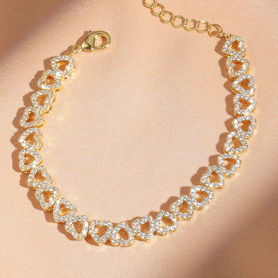 Karnz | Liebe Herzen Diamantarmband