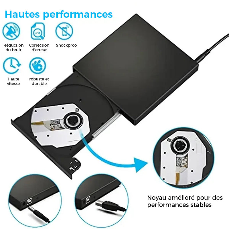 Externes CD DVD Laufwerk | Karnz