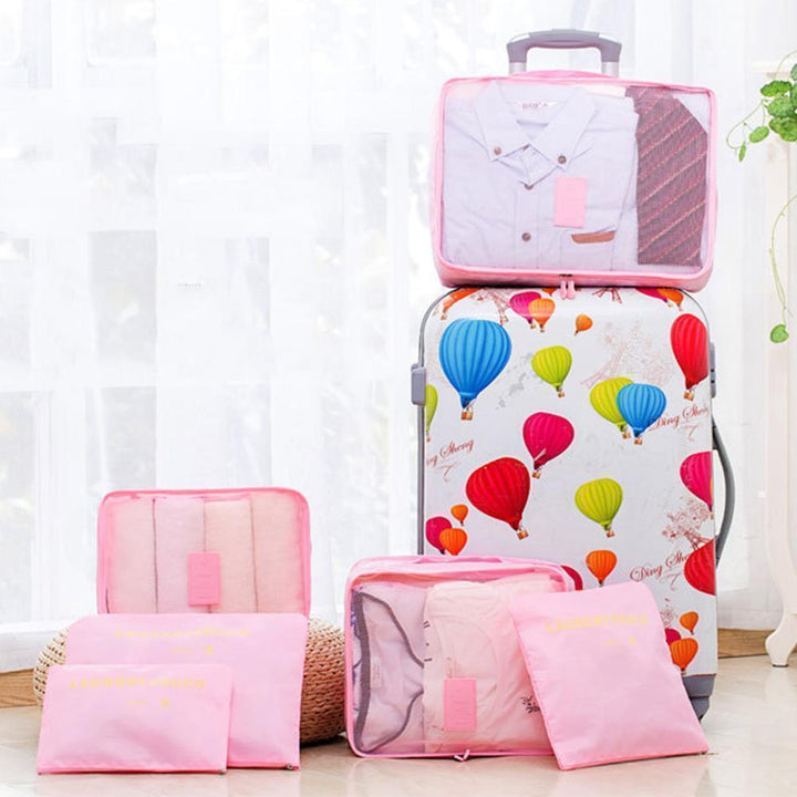 Reisebekleidungs-Aufbewahrungstasche (1 Set, 6 Teile)