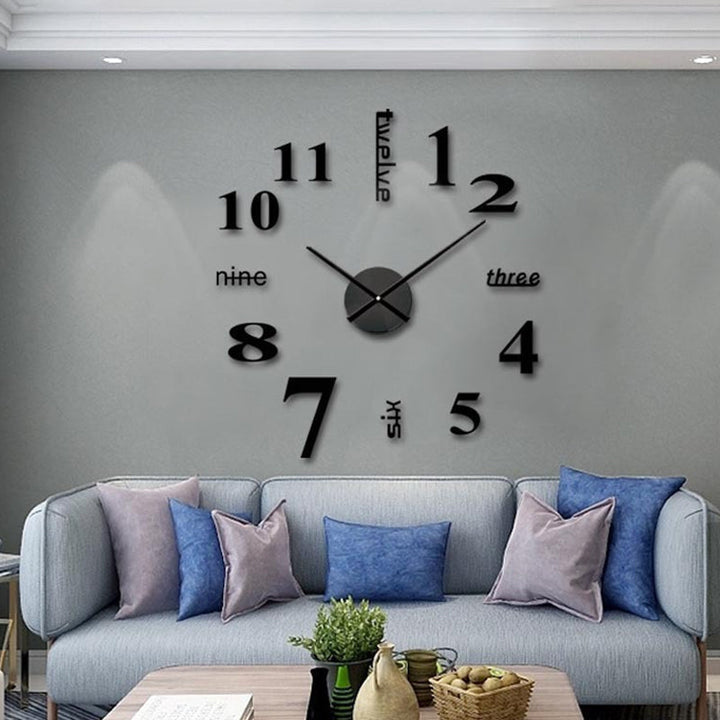 DIY Moderne Die-freie Wanduhr | Karnz