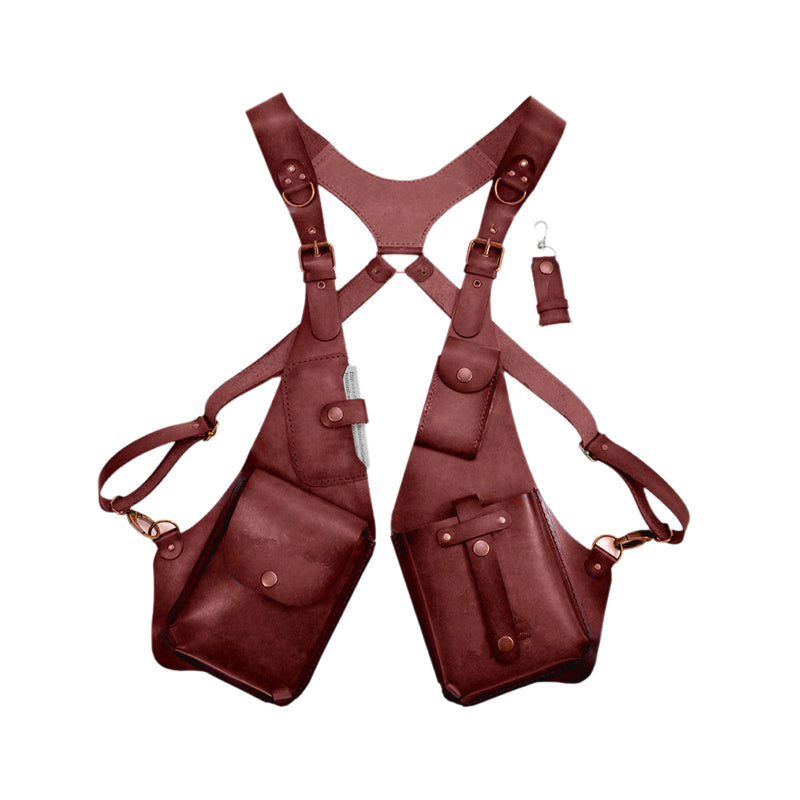 Mittelalterliche Steampunk-Umhängetasche mit Retro-Riemen | Karnz