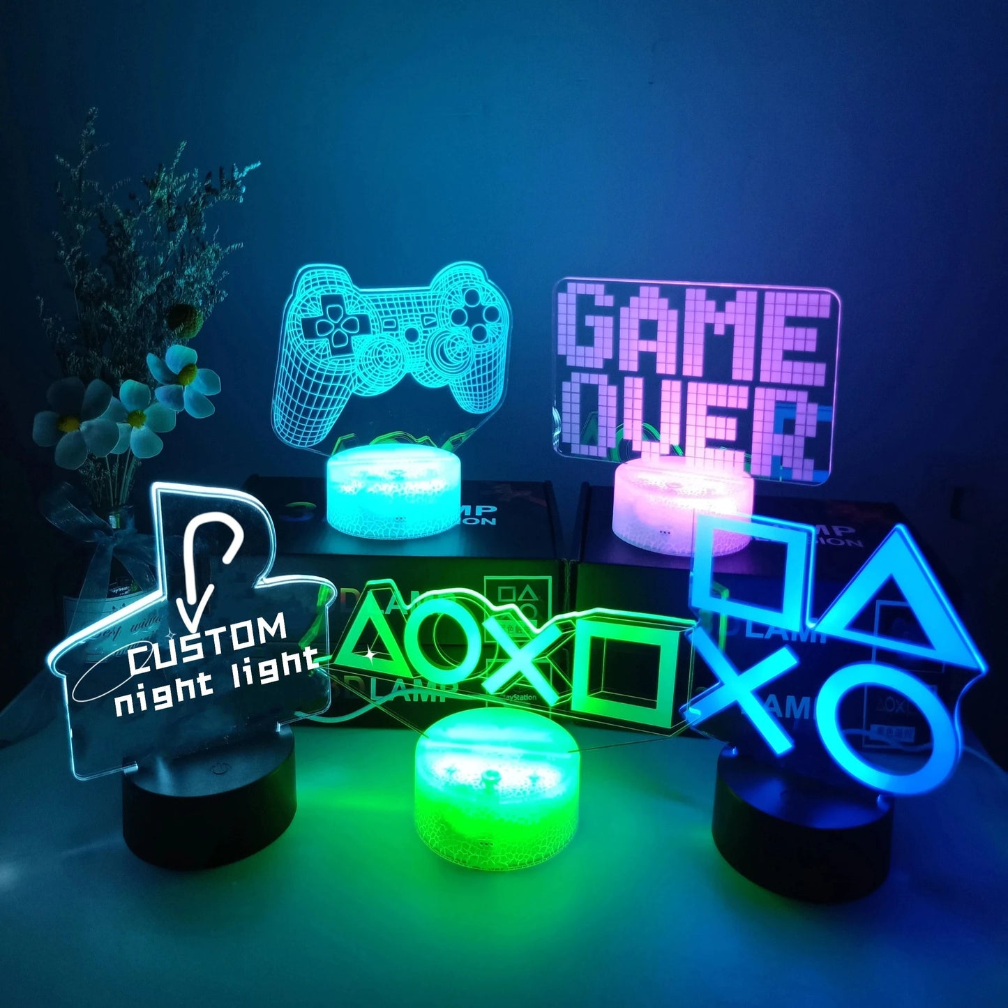 Gamer 3D LED Lampen | Karnz