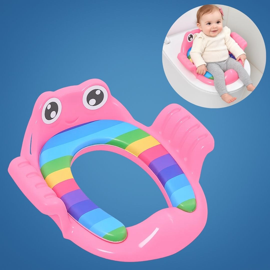TrainEase | Tragbarer Toilettensitz – Sicheres, rutschfestes Design – Leicht zu reinigender Kunststoff – Kompakte Reise-Lösung für das Töpfchentraining von Kleinkindern Karnz