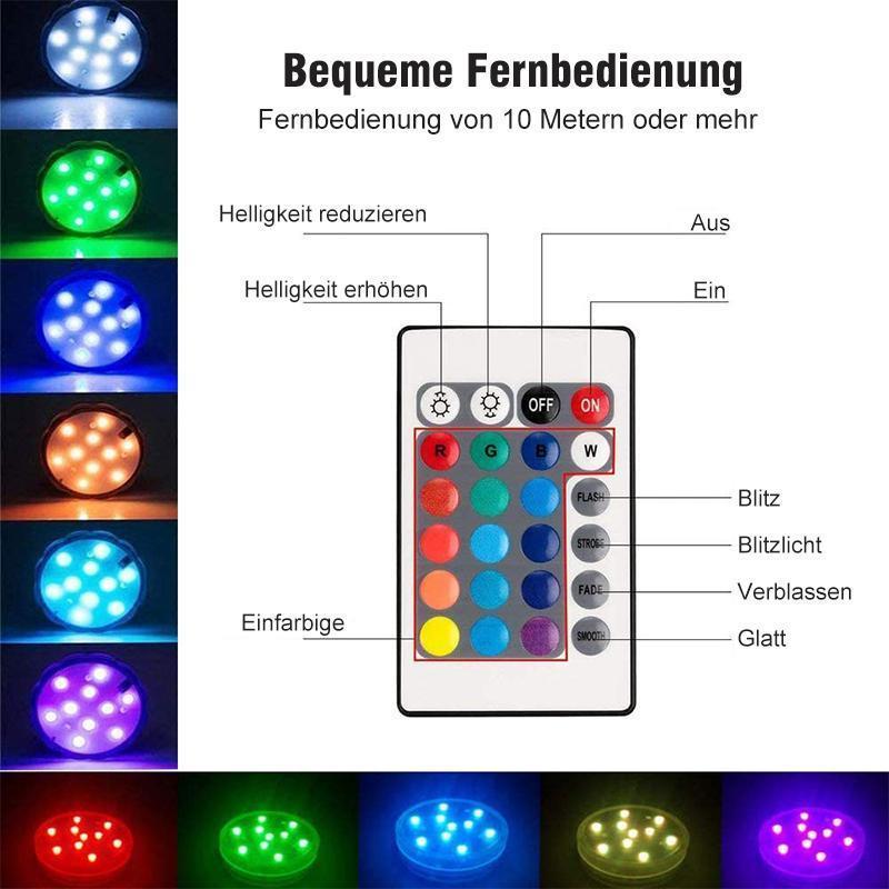 Karnz | LED-Tauchlicht mit Fernbedienung für den Pool