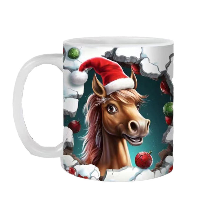 Weihnachts Tiermuster Tasse | Karnz