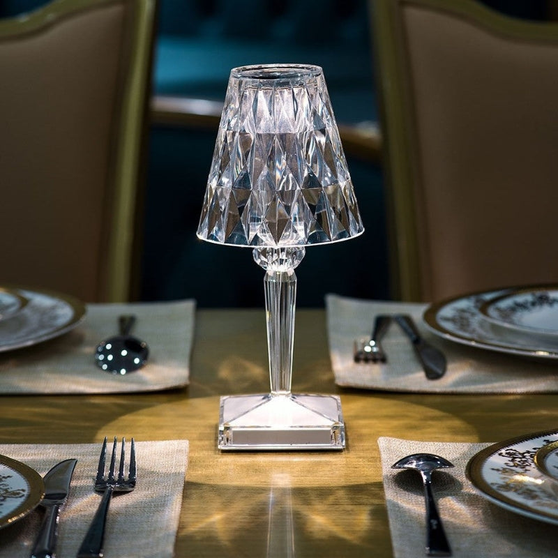 Kristall Tischlampe mit Touch-Steuerung - LumeCrystal | Karnz