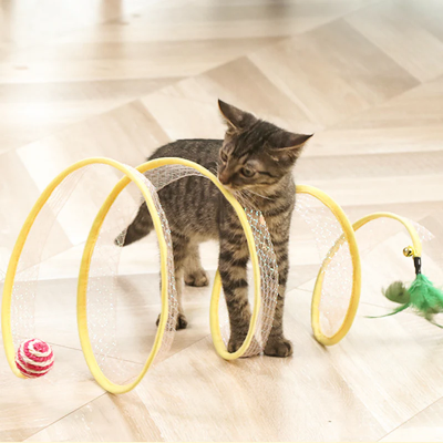 Spirale Pounce | Dynamischer Katzen-Spieltunnel | Karnz