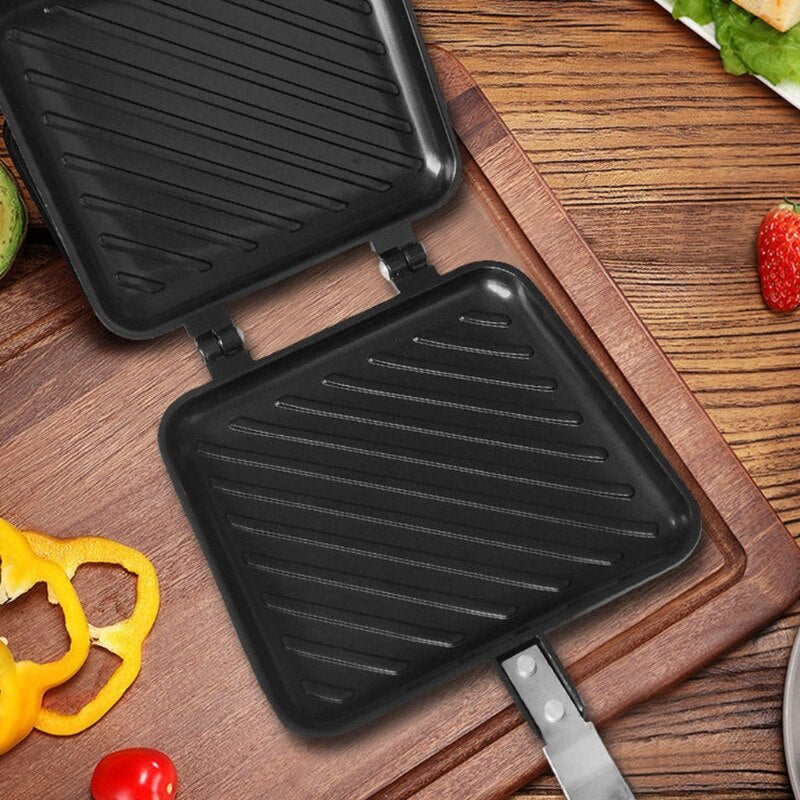 Karnz | Doppelseitiger Antihaft-Sandwich-Maker-Pfanne