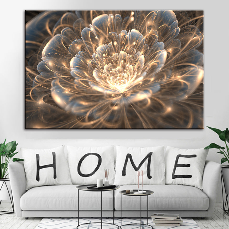 Mystische Blume – Leinwandbild