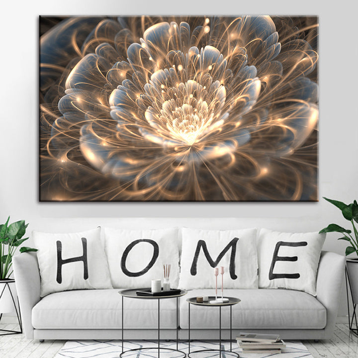 Mystische Blume – Leinwandbild