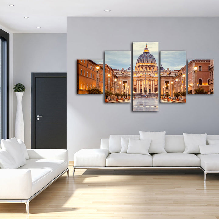 Fresh Palace 5 Stück - Leinwand Wandkunst Gemälde