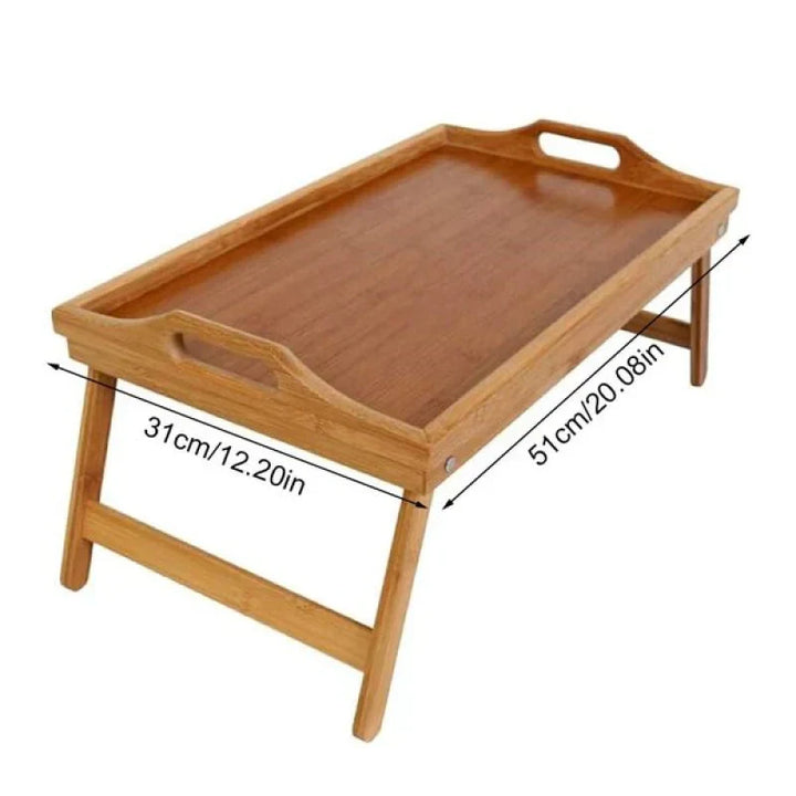 Bambus Frühstück Tablett Bett Tisch Karnz