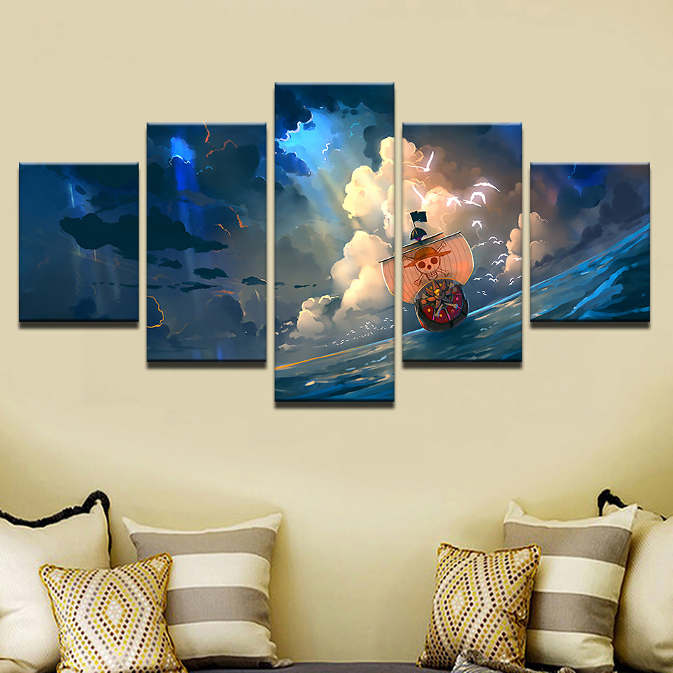 Pirate Paradise 5 Stück - Leinwand Wandkunst Gemälde