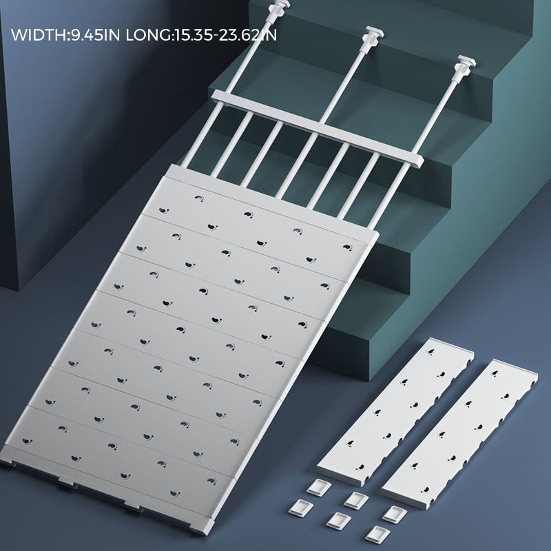 Erweiterbares Kleiderschrank-Spannregal Speicherregal | Karnz