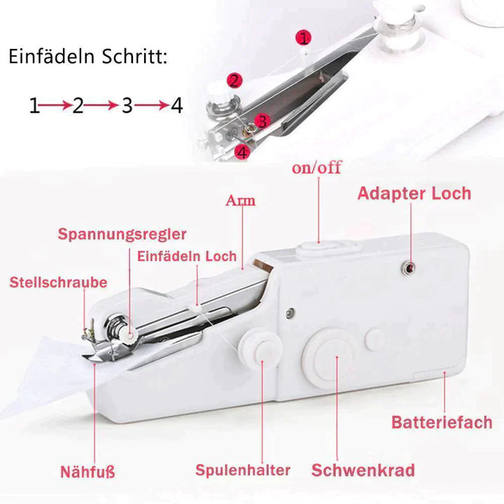 Tragbare Mini Handnähmaschine | Karnz