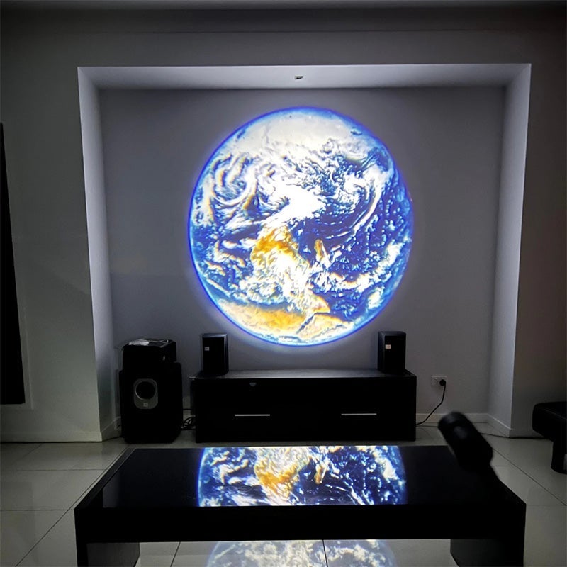 Mond-Erde-Projektion LED-Lampe