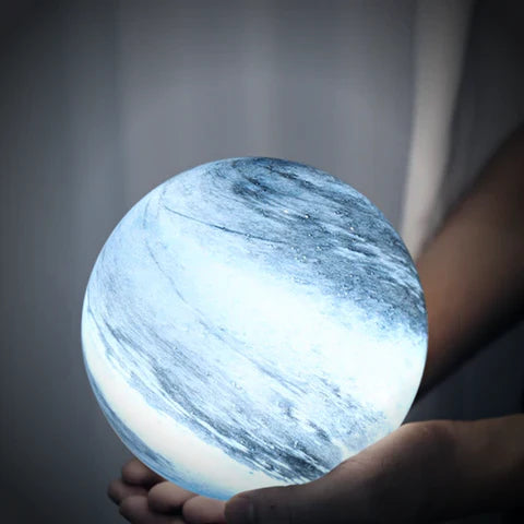 Glas Mondlampe Karnz