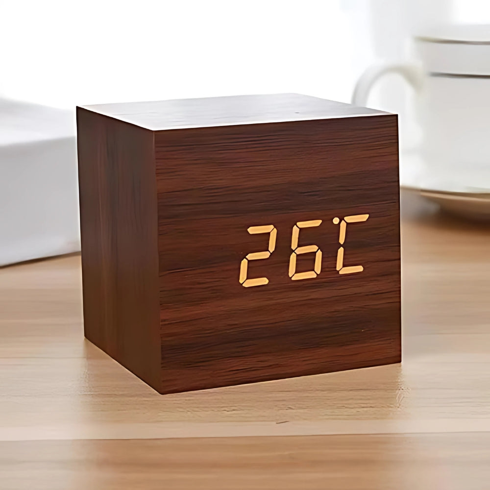 Moderner Cube LED Wecker