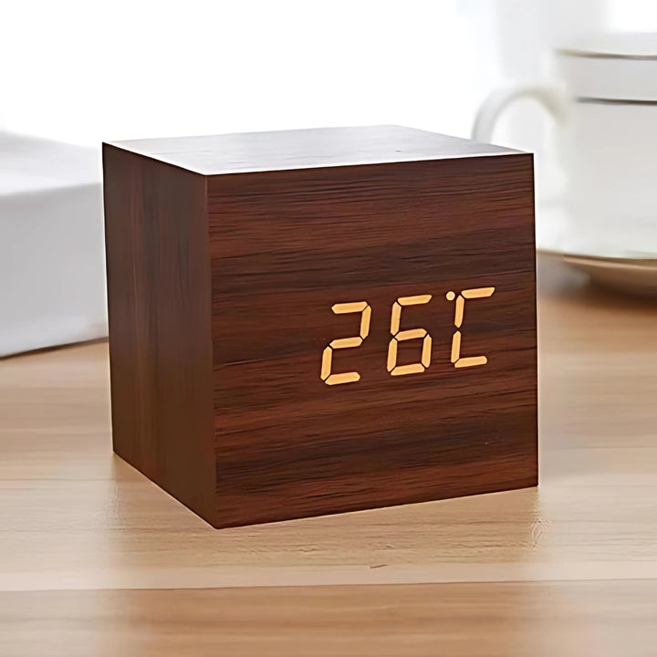 Moderner Cube LED Wecker