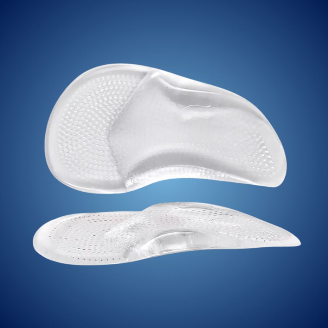 ComfortStep Gel Fußgewölbestütze Einlagen | Schmerzen in den Füßen lindern - Ermüdung reduzieren - Haltung verbessern - Stoßdämpfende Einlagen Karnz