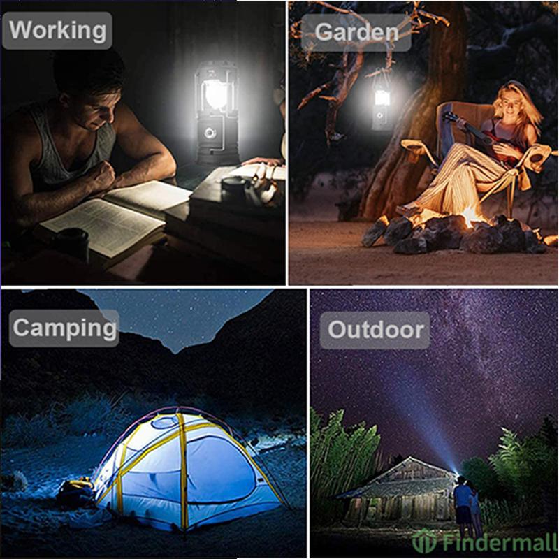 Outdoor LED Camping Licht mit Ventilator | Karnz