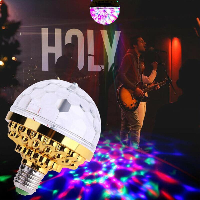 LED Disco Ball Bunte Rotierende Glühbirne | Karnz