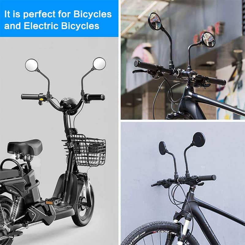 FlexiView Fahrradspiegel mit langer Halterung | Karnz