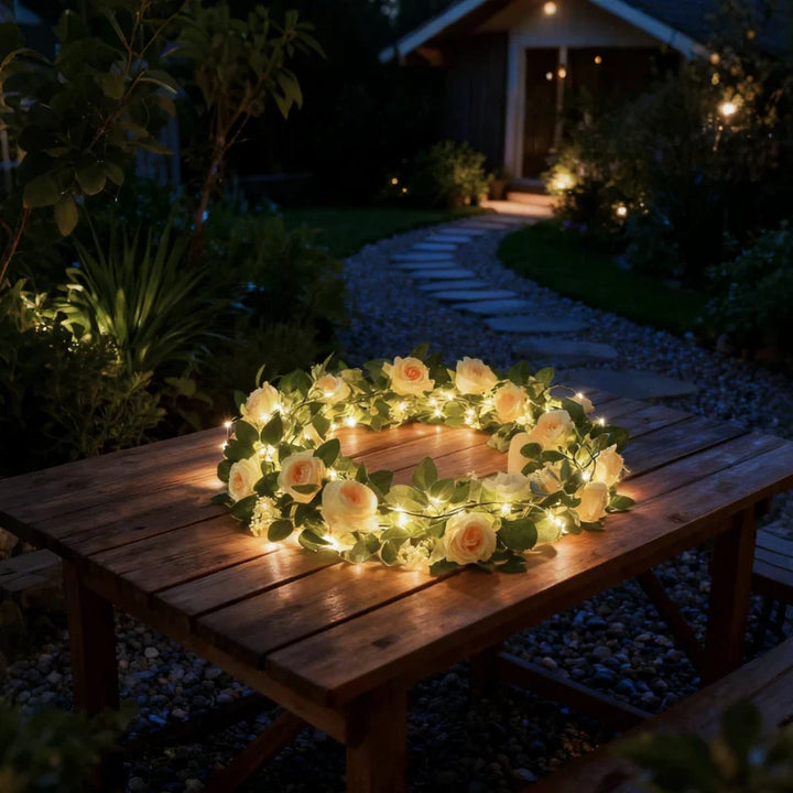 Karnz | Botanische Girlande Licht