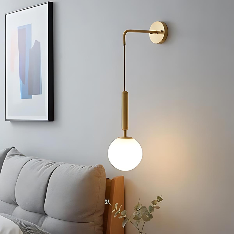 Moderne Glas Wandleuchte für stilvolle Wohnräume