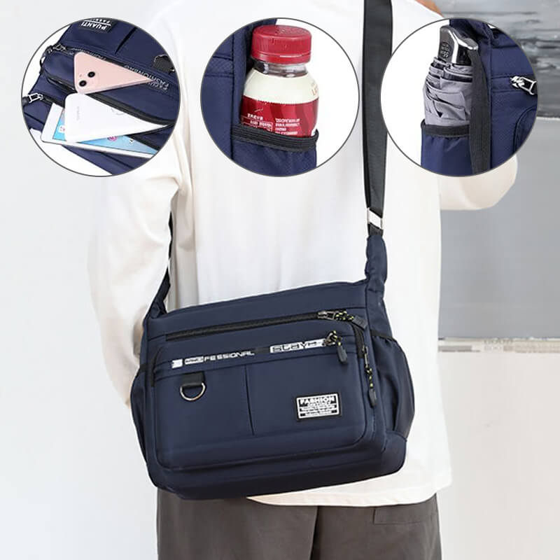 Leichte wasserdichte Schultertasche mit großem Fassungsvermögen