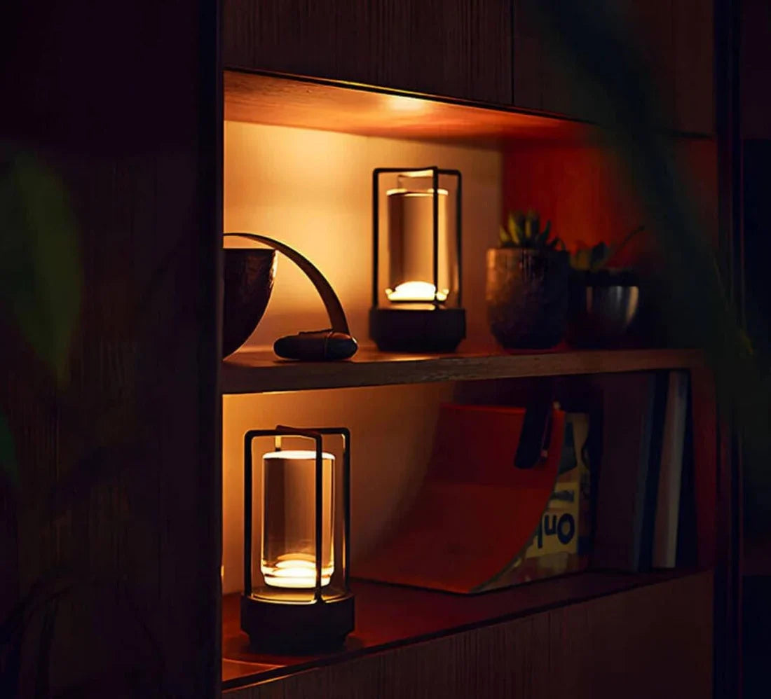 Wasserdichte und tragbare Kristall-Tischlampe - AuroraGlow | Karnz