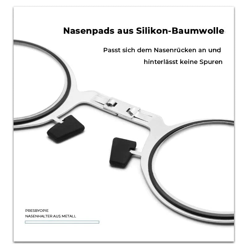 Karnz | Ultraleichte Falt-Lesebrille mit Blauschutz
