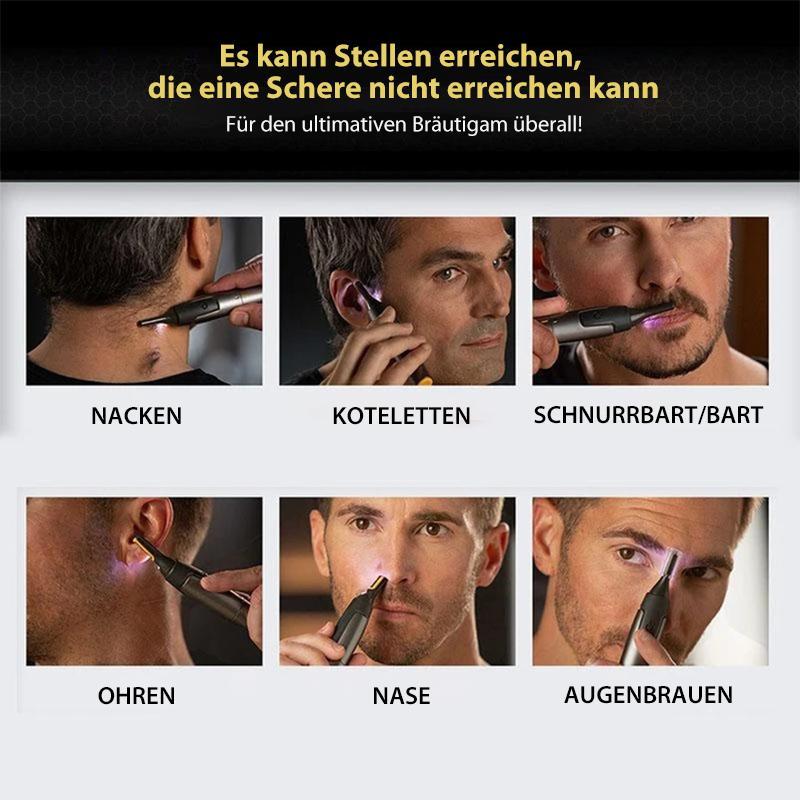 Präzisionstrimmer mit LED & Titan-Klingen | Karnz
