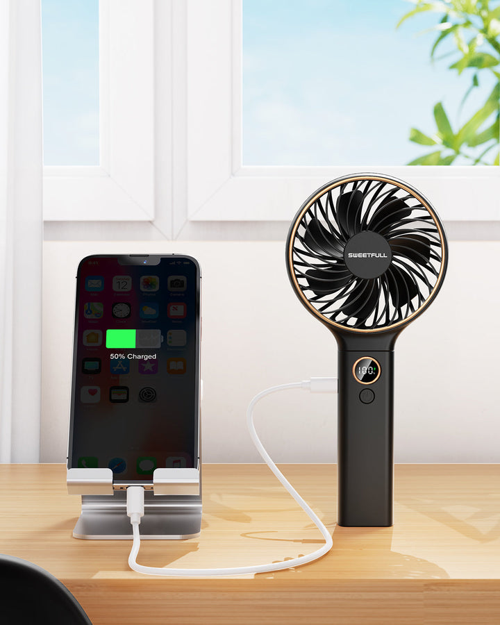 Handventilator, Tragbarer Ventilator 5000mAh | Karnz