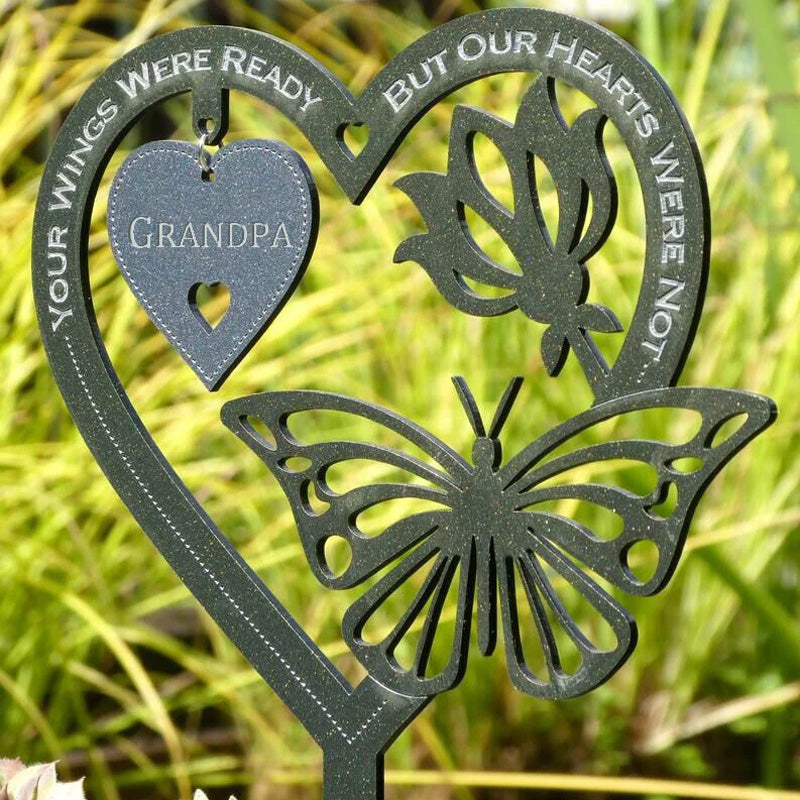 Gedenk Geschenk Schmetterling Ornament - Garten Gedenktafel | Karnz