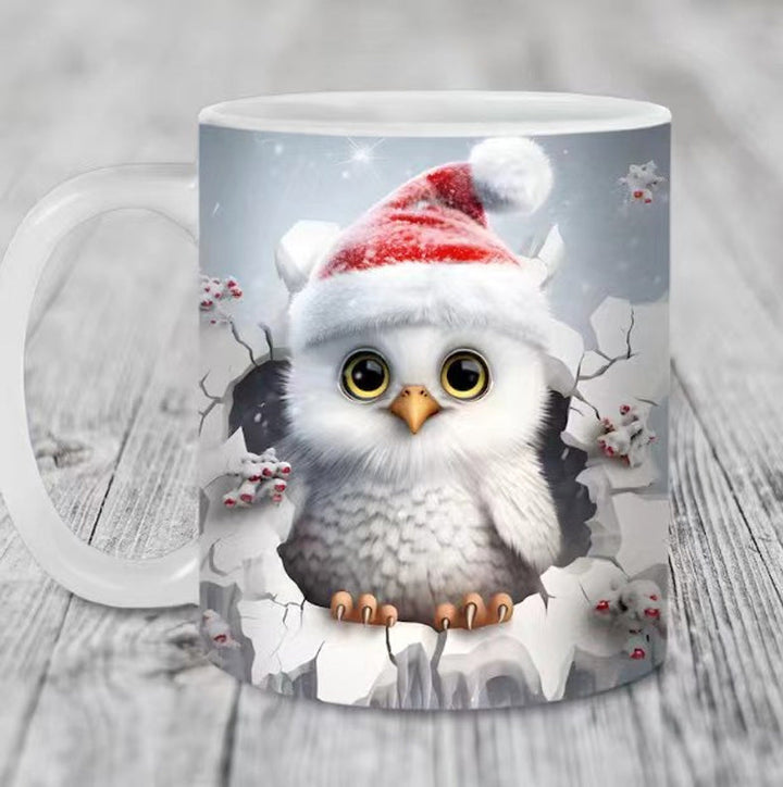Weihnachts Tiermuster Tasse | Karnz